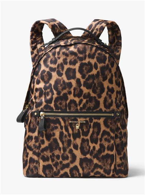 michael kors purse leopard|michael kors leopard backpack.